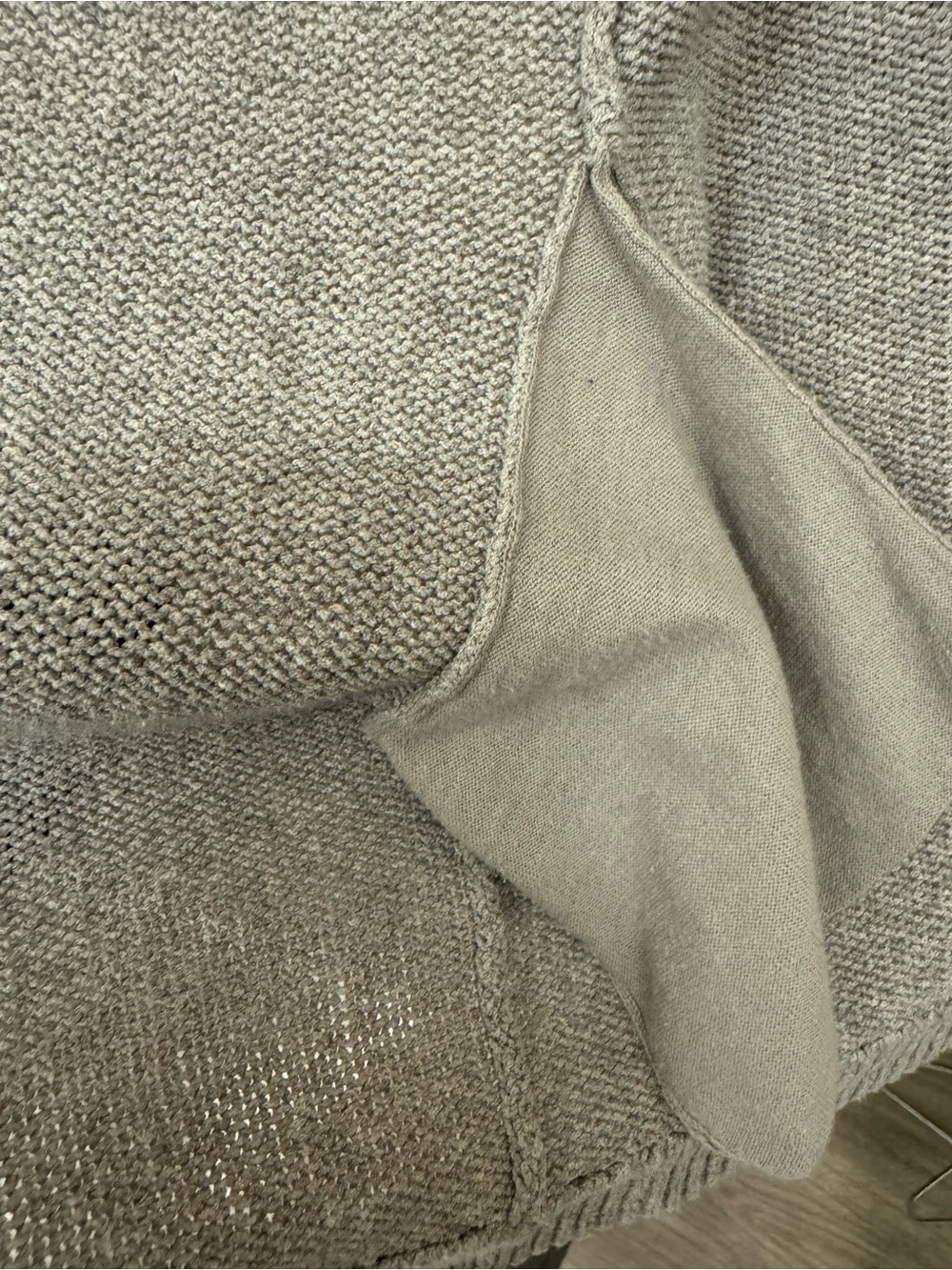 JAMES PERSE Drop Shoulder Cardigan in Grey - Picture 10 of 12